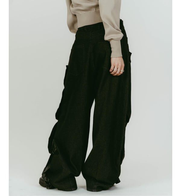 JOINT WORKS「Knuth Marf/クヌースマーフ cling drape denim pants」|デニム|