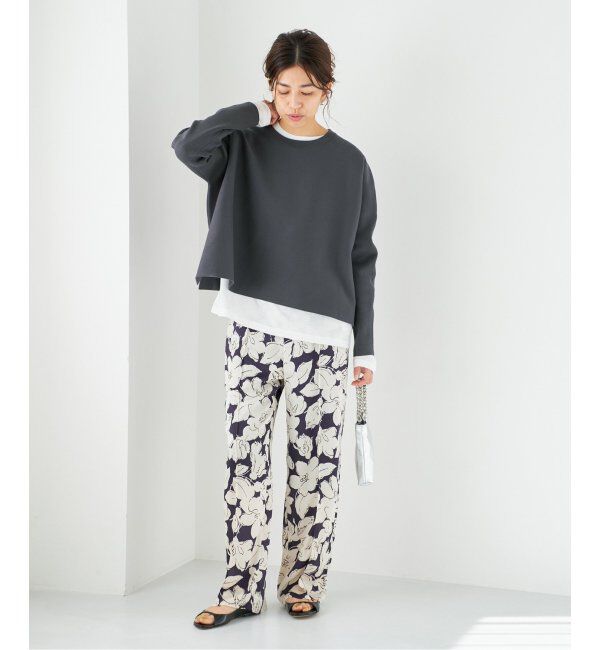 IENA「ファインコットンスムースプルオーバー」|ニット・セーター|