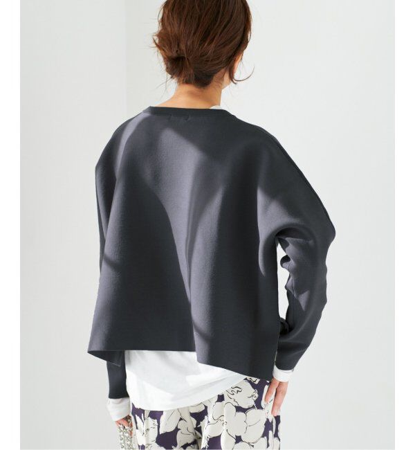 IENA「ファインコットンスムースプルオーバー」|ニット・セーター|