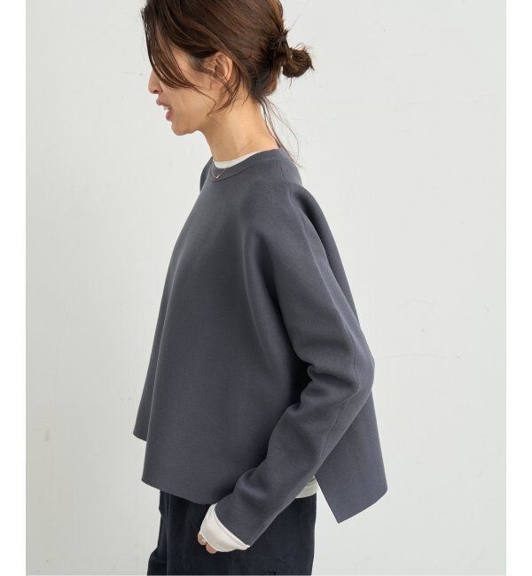 IENA「ファインコットンスムースプルオーバー」|ニット・セーター|