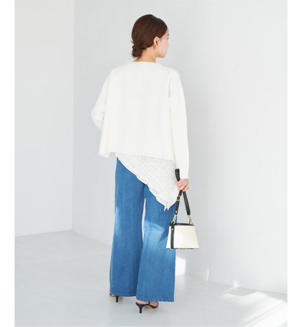 IENA「ファインコットンスムースプルオーバー」|ニット・セーター|