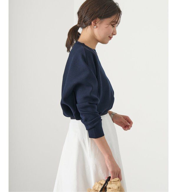 IENA「ファインコットンスムースプルオーバー」|ニット・セーター|