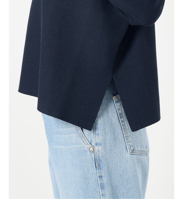 IENA「ファインコットンスムースプルオーバー」|ニット・セーター|