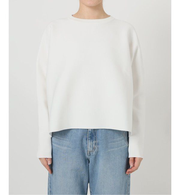 IENA「ファインコットンスムースプルオーバー」|ニット・セーター|