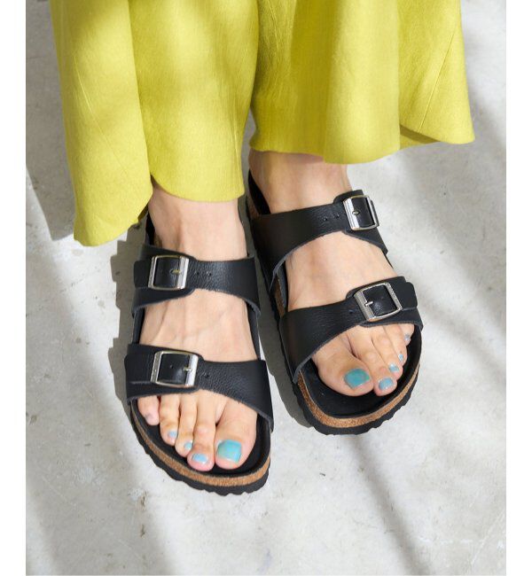 IENA「BIRKENSTOCK/ビルケンシュトック 別注 Sydney LENA Black」|サンダル|