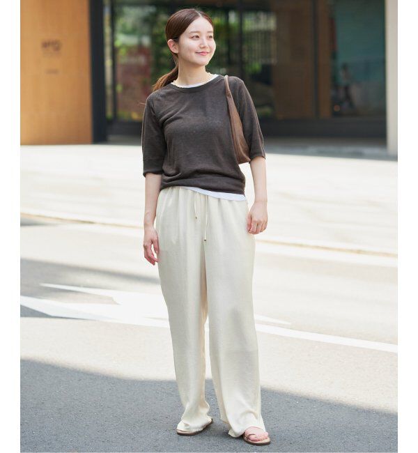 IENA「サテンリラックスパンツ」|その他|