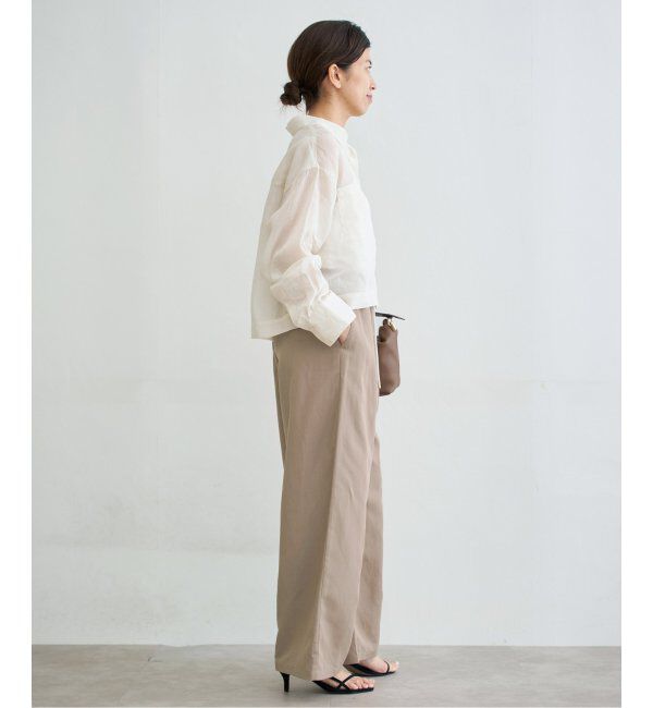 IENA「リネン混イージーパンツ」|その他|
