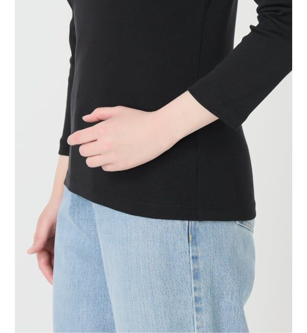 IENA「《予約》オーガニックフライス7分袖プルオーバー」|Tシャツ・カットソー|
