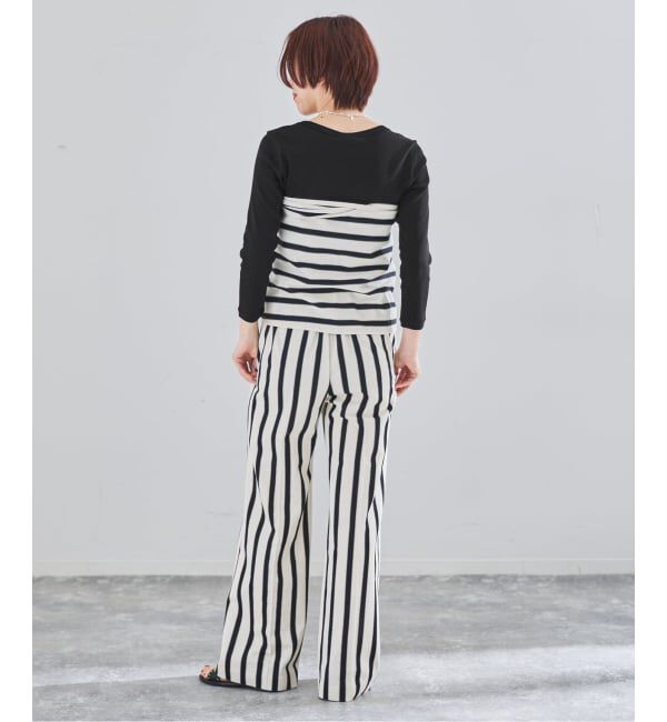 IENA「《予約》オーガニックフライス7分袖プルオーバー」|Tシャツ・カットソー|