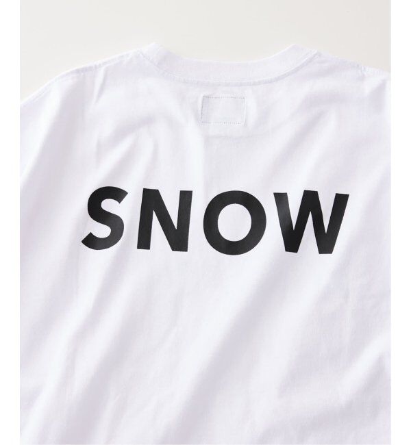 JOURNAL STANDARD relume「SNOW PEAK / スノーピーク 別注 &rdquo;PEAK SNOW&rdquo; ロゴTシャツ」|Tシャツ・カットソー|