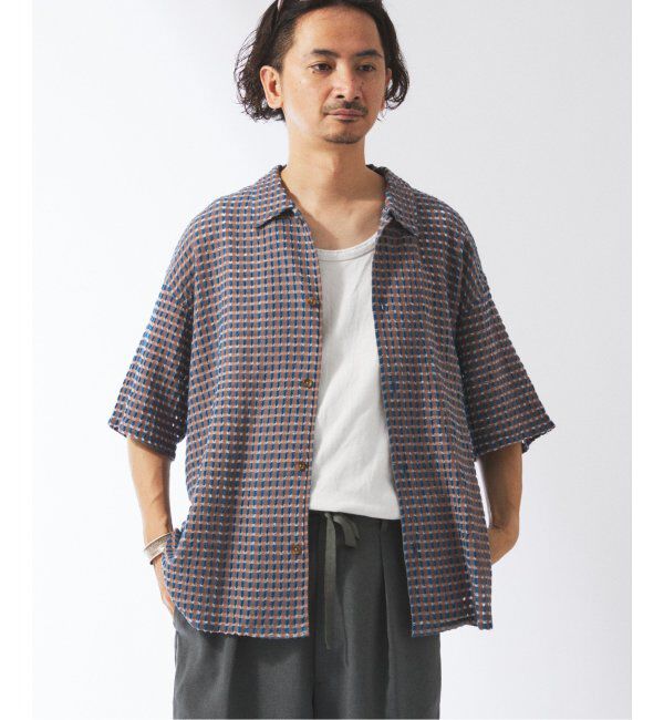 JOURNAL STANDARD relume「チェック シアー ドビー 半袖 シャツ」|シャツ・ブラウス|