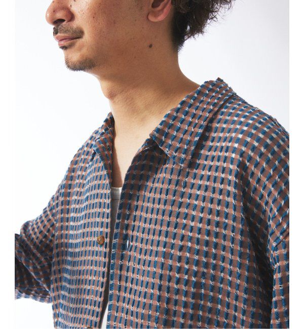 JOURNAL STANDARD relume「チェック シアー ドビー 半袖 シャツ」|シャツ・ブラウス|