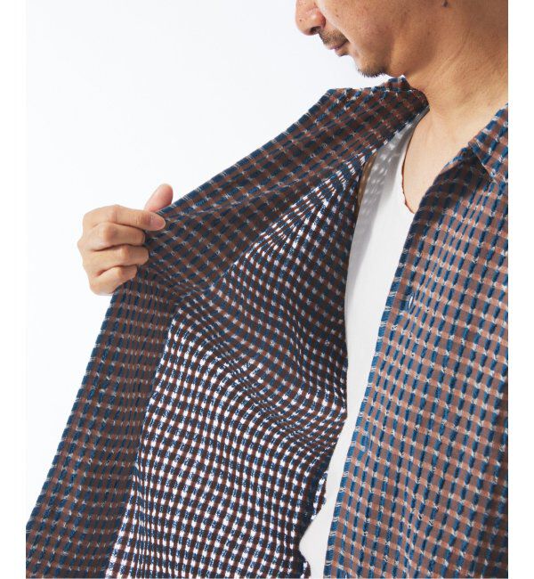 JOURNAL STANDARD relume「チェック シアー ドビー 半袖 シャツ」|シャツ・ブラウス|