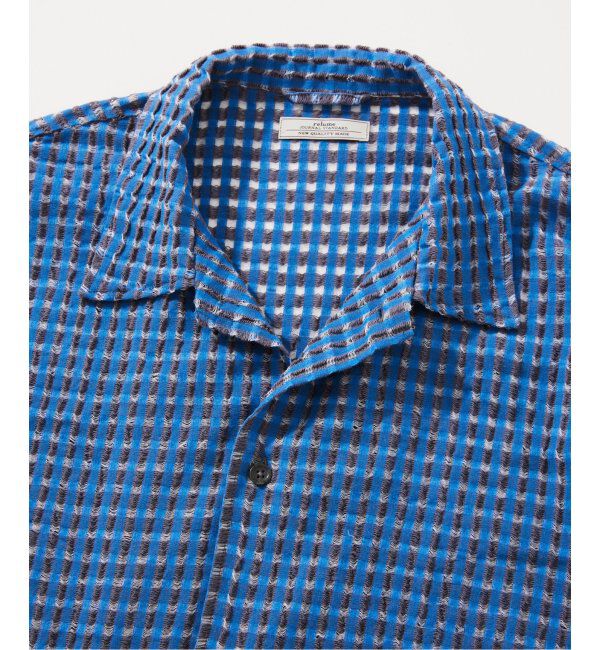 JOURNAL STANDARD relume「チェック シアー ドビー 半袖 シャツ」|シャツ・ブラウス|