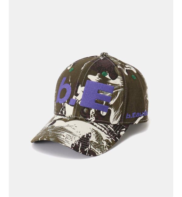 Oriens JOURNAL STANDARD「【b.Eautiful/ビューティフル】b.E Hat（OAK CAMO/DEE）」|キャップ・キャスケット|ブラック