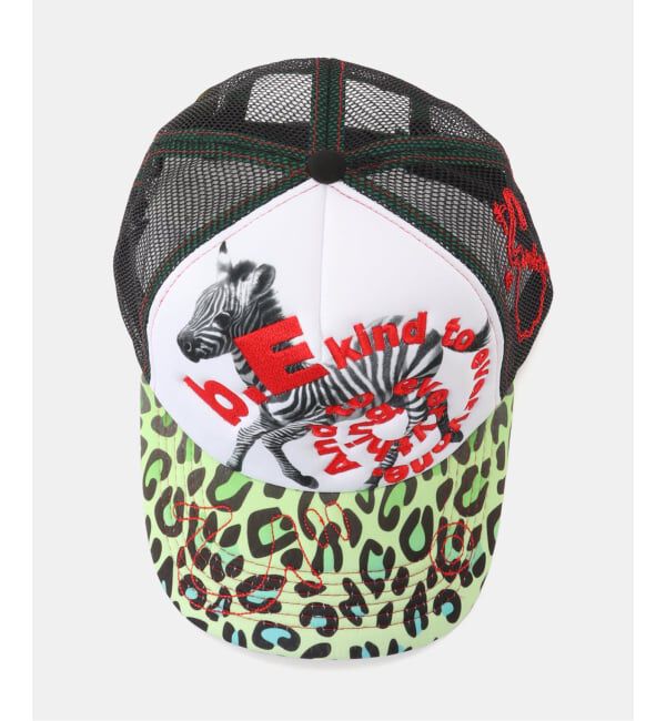 Oriens JOURNAL STANDARD「【b.Eautiful/ビューティフル】 b.i Foam Trucker Hat（BABY ZEBRA）」|キャップ・キャスケット|