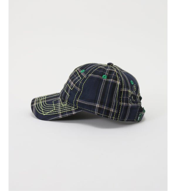 Oriens JOURNAL STANDARD「【b.Eautiful/ビューティフル】 Vapor 6 Panel Hat（NAVY PLAID/H）」|キャップ・キャスケット|