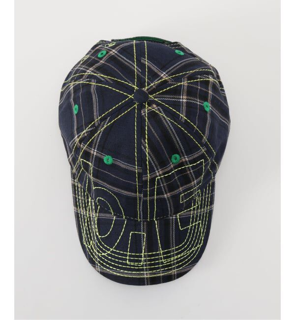 Oriens JOURNAL STANDARD「【b.Eautiful/ビューティフル】 Vapor 6 Panel Hat（NAVY PLAID/H）」|キャップ・キャスケット|