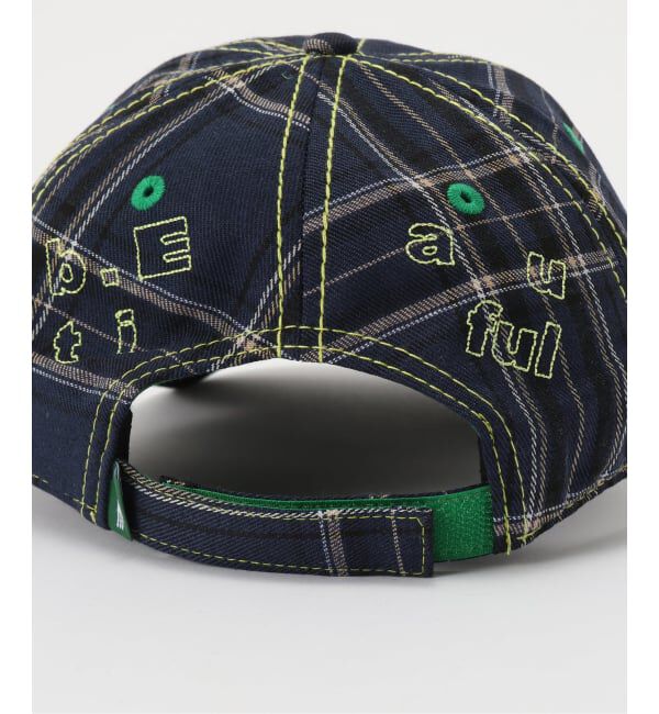 Oriens JOURNAL STANDARD「【b.Eautiful/ビューティフル】 Vapor 6 Panel Hat（NAVY PLAID/H）」|キャップ・キャスケット|