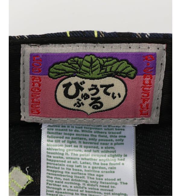 Oriens JOURNAL STANDARD「【b.Eautiful/ビューティフル】 Vapor 6 Panel Hat（NAVY PLAID/H）」|キャップ・キャスケット|