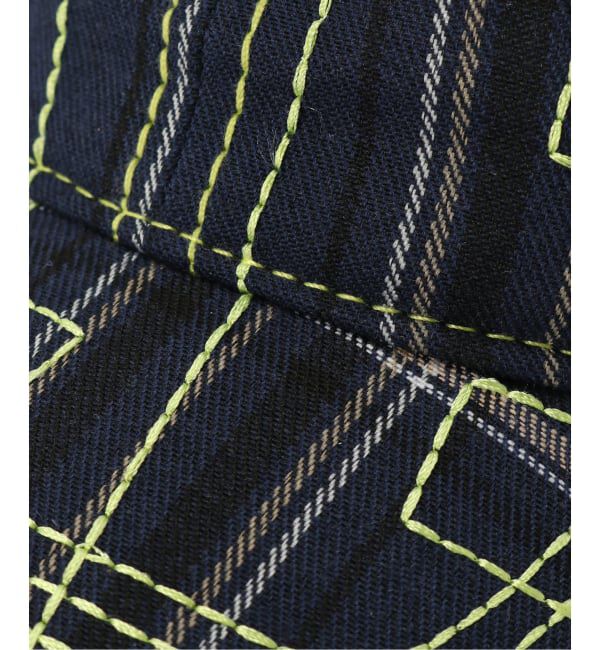 Oriens JOURNAL STANDARD「【b.Eautiful/ビューティフル】 Vapor 6 Panel Hat（NAVY PLAID/H）」|キャップ・キャスケット|