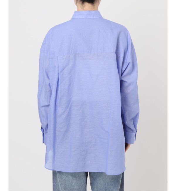 FRAMeWORK「コットンリネンオーバーシャツ」|シャツ・ブラウス|