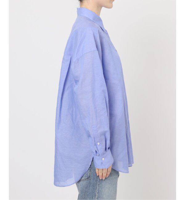 FRAMeWORK「コットンリネンオーバーシャツ」|シャツ・ブラウス|