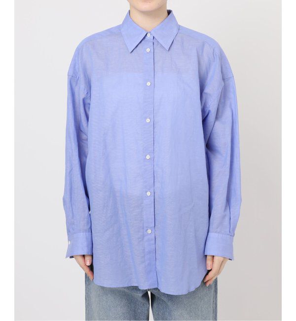 FRAMeWORK「コットンリネンオーバーシャツ」|シャツ・ブラウス|