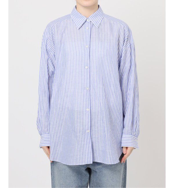 FRAMeWORK「コットンリネンオーバーシャツ」|シャツ・ブラウス|