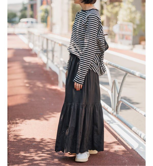 Spick and Span「《追加2》ボートネックバックタックプルオーバー」|Tシャツ・カットソー|