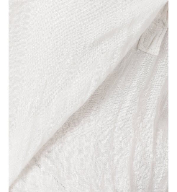 FRAMeWORK「≪追加≫LINENクレープヘンリーネックブラウス 3」|シャツ・ブラウス|