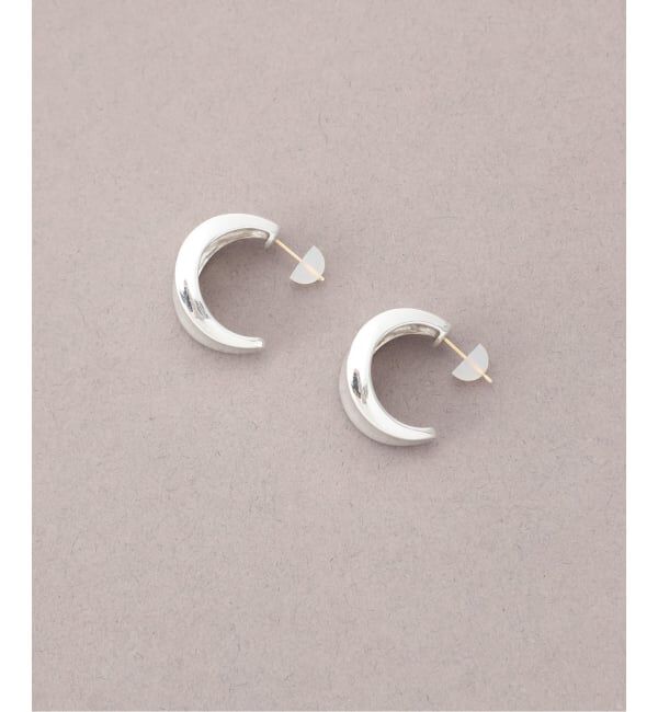 Spick and Span「【SAMH by LILAS】ワイド平甲丸ピアス SV（両耳）」|ピアス|