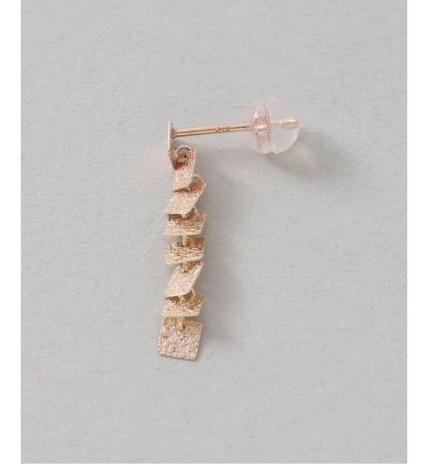 Lilas by Spick&Span「《WEB限定予約》スクエアラインピアス K10（両耳）」|ピアス|