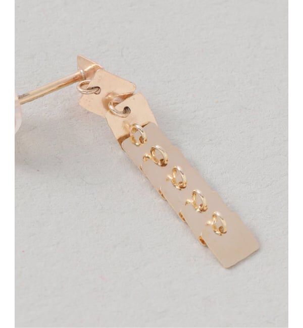 Lilas by Spick&Span「《WEB限定予約》スクエアラインピアス K10（両耳）」|ピアス|