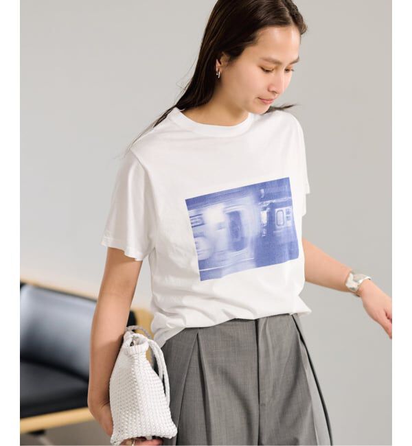FRAMeWORK「≪予約≫ブルーフォトTEE」|Tシャツ・カットソー|ホワイト