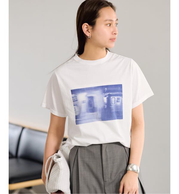 FRAMeWORK「≪予約≫ブルーフォトTEE」|Tシャツ・カットソー|