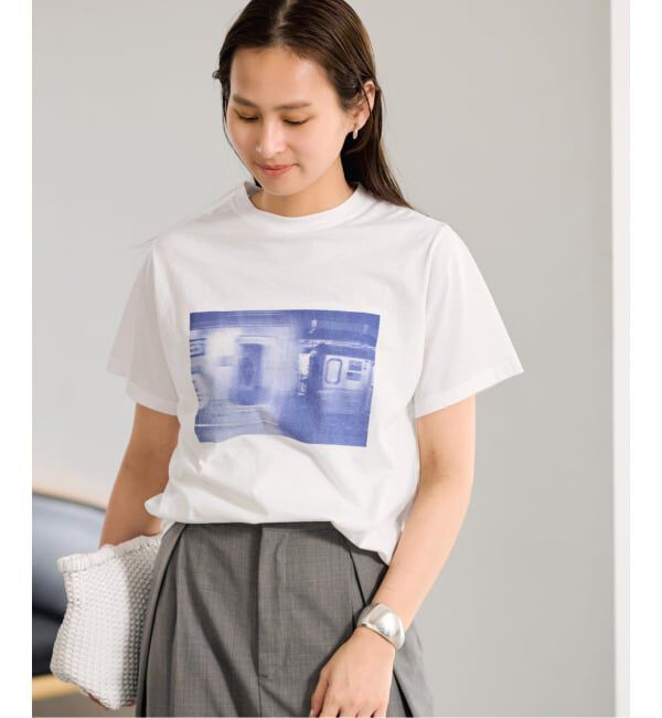 FRAMeWORK「≪予約≫ブルーフォトTEE」|Tシャツ・カットソー|