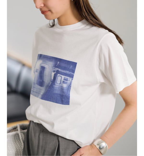 FRAMeWORK「≪予約≫ブルーフォトTEE」|Tシャツ・カットソー|