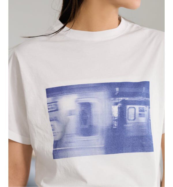 FRAMeWORK「≪予約≫ブルーフォトTEE」|Tシャツ・カットソー|