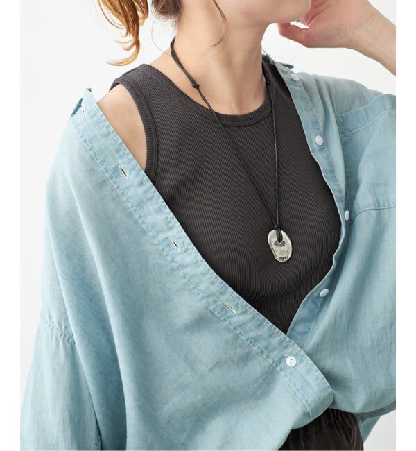 Spick and Span「《予約》カップ付きT/Cアメスリタンク」|タンクトップ|グレー