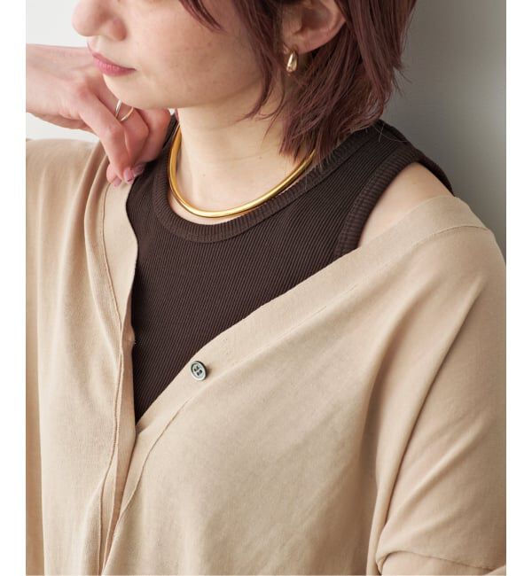 Spick and Span「《予約》カップ付きT/Cアメスリタンク」|タンクトップ|