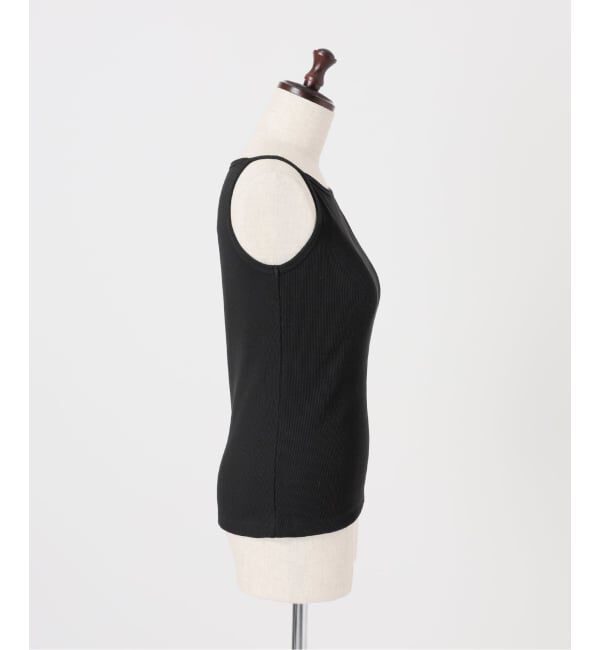 Spick and Span「《予約》カップ付きT/Cボートネックキャミ」|キャミソール|