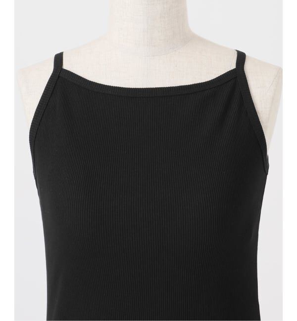 Spick and Span「《予約》カップ付きT/Cボートネックキャミ」|キャミソール|