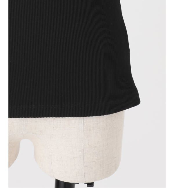 Spick and Span「《予約》カップ付きT/Cボートネックキャミ」|キャミソール|