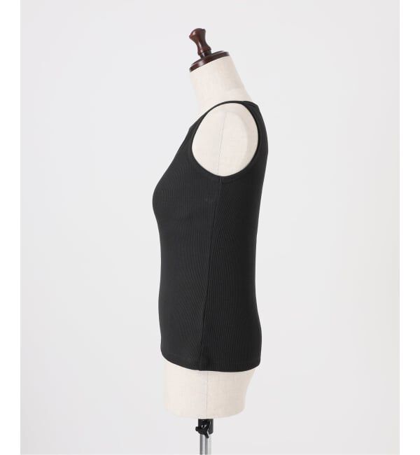 Spick and Span「《予約》カップ付きT/Cボートネックキャミ」|キャミソール|