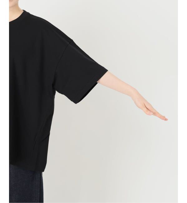 FRAMeWORK「≪予約≫コンパクトインレーニュアンスTシャツ（ベージュ）」|Tシャツ・カットソー|