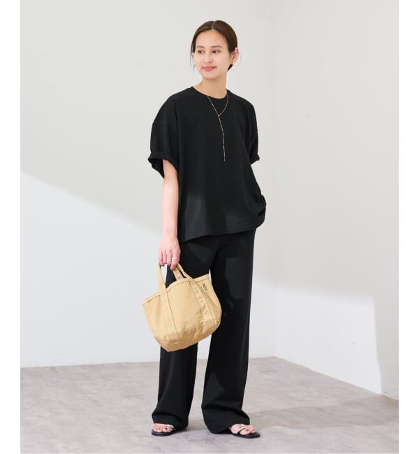 FRAMeWORK「≪予約≫コンパクトインレーニュアンスTシャツ（ベージュ）」|Tシャツ・カットソー|