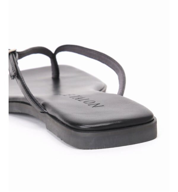  「《予約》スクエアトングサンダル」|サンダル|