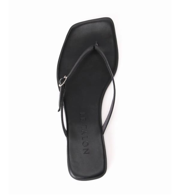  「《予約》スクエアトングサンダル」|サンダル|