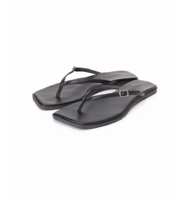  「《予約》スクエアトングサンダル」|サンダル|